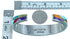 Whiterock Multicolor Inlay Genuine Sterling Silver Cuff Bracelet RX118055